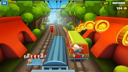 Subway surfes - Началото + Бъг.