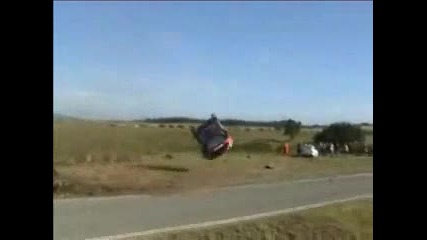 Rally - Crash Peugeot
