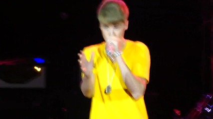 Justin Bieber Surprise at Selena Gomez Concert 7_24_11 O.c. Fair