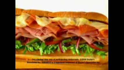 Wwe John Cena Реклама на Subway 