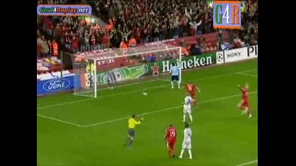 10.03 Cl Liverpool - Real Madrid 2 - 0 Gerrard Goal (p) 28 Min .