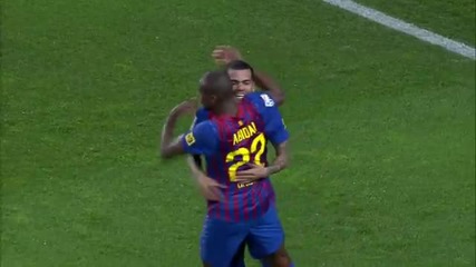 Dani Alves Scores Beautiful Goal - Barcelona vs. Real Madrid