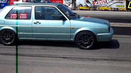 vw golf 2 Vr6 turbo drag power