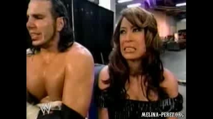 Melina & Matt Hardy Backstage