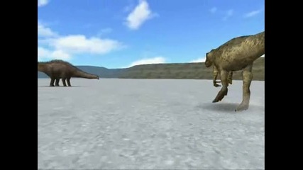 Dinosaur World Епизод 4 Битката на Големия Ал с Глутницата от диплодоци