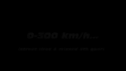 Ускорение на Toyota Supra (0-300km/h)