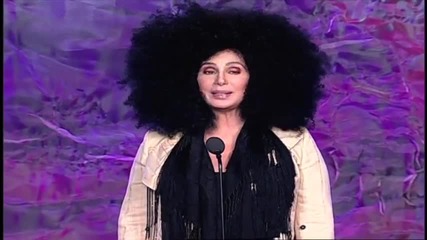 Cher presents Chaz Bono with Glaad award 2012