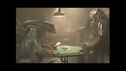 Alien vs Predator най велика битка Poker