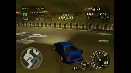 Need For Speed Underground 2 - drift king! 