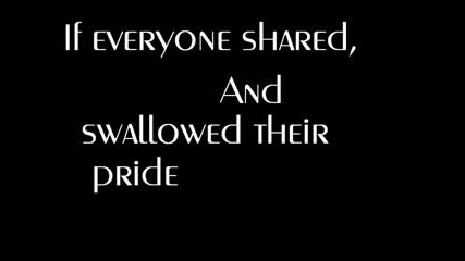 If Everyone Cared - Nickelback Lyrics