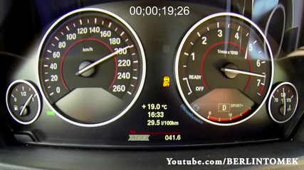 Bmw 435i Acceleration 0-260 km h Beschleunigung Onboard Autobahn Autostrada F33 Cabrio Convertible
