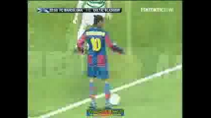 Barcelona Vs Celtic 1:0 Xavi (3`min.) Goal