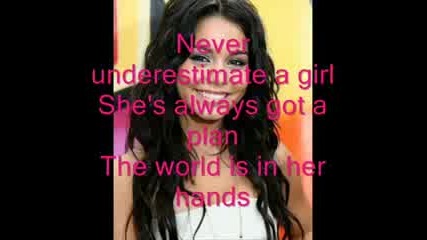 Vanessa Hudgens - Never Understimate a girl (baby V)+lyrics
