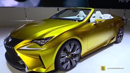 Това е дебют: 2016 Lexus Lf-c2 - Exterior and Interior Walkaround