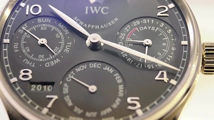 Един от най- красивите швейцарски часовници: I W C Portuguese Perpetual Calendar