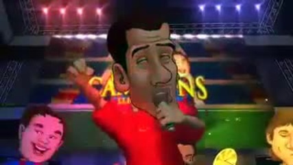 Барса пее по шампионски след като е категоричен шампион на Испания с 1:1(анимация)