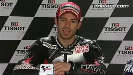 Melandri interview after the French Gp 