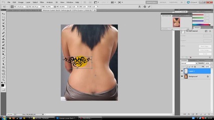 Как да си сложим татуировка c photoshop cs5 :]