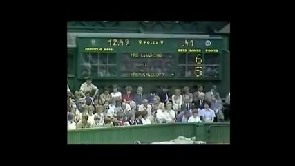 1982 Wimbledon Women 1/2 Chris Evert Vs Billie Jean King