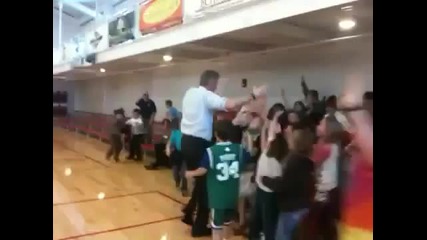 Scott Brown's Amazing Half-court Shot
