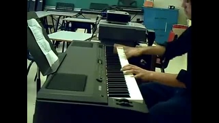 Amazing Piano Playing (by Light) 