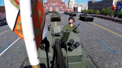 Парад Русия 2014 - Изключителни кадри от трафик на военна техника