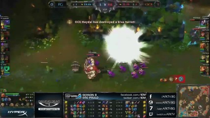 Iem Sao Paulo: Ocelote World vs. Furious Gaming четвъртфинал