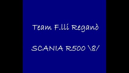 Scania R500 V8 Team F.lli Regan