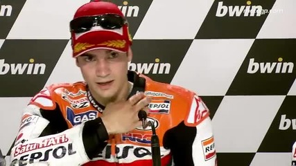 Dani Pedrosa interview after the Portugal Gp