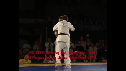 European Championships 2006 - Budapest, Hungary - final - D. Popov vs. Andrius Miseckas Lith. 