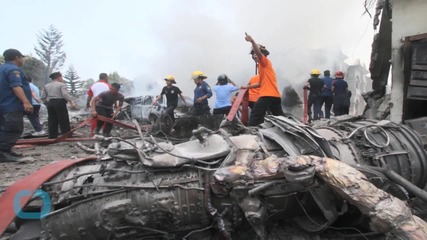 Indonesian Military Plane Crashes in Residential Area Killing at Least 20