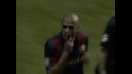Champions League Celtic 2:3 Barcelona Goals 20.02.08