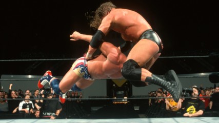 Kurt Angle vs. Triple H - No Disqualification Match (With Stephanie McMahon as special guest referee): No Way Out 2002