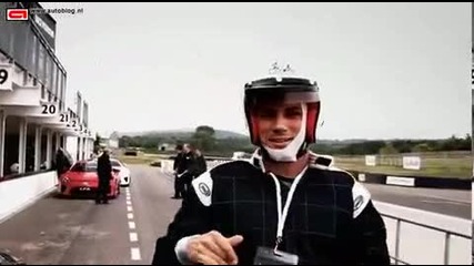 Lexus Lfa test on Goodwood 