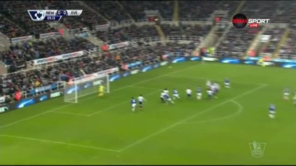 Нюкасъл - Евертън 0:1, 18 кръг, Висша лига