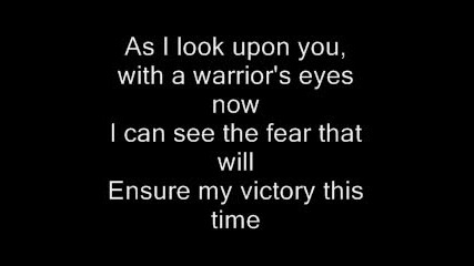 Disturbed - Warrior (lyrics)