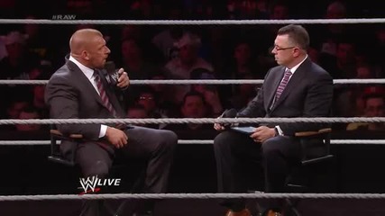 Triple H обеща да сложи край на "да!" След Wrestlemania - Wwe Raw 24/3/14
