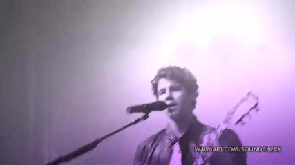 Jonas Brothers - Play My Music (2010 Walmart Soundcheck) 
