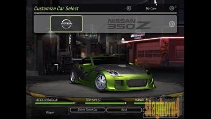 My Cars in Nfs Underground 2 