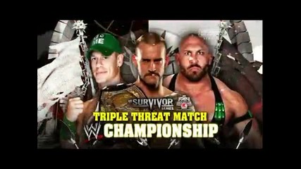 Wwe Survivor Series 2012 John Cena Vs Ryback Vs Cm Punk Wwe Championship