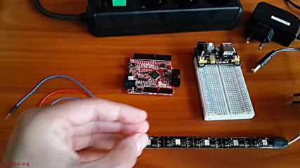 Creating a Rainbow on RGB LED strip with Arduino