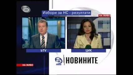 Окончателни Резултати от Избори 2009 - Бтв Новините 