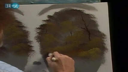 S18 Радостта на живописта с Bob Ross E10 Double Oval Stream ღобучение в рисуване, живописღ