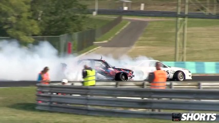 Е30 vs. S14 drift +backward entry!