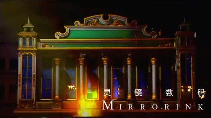 China-4d outdoor stereographic projection,4d transform projection!