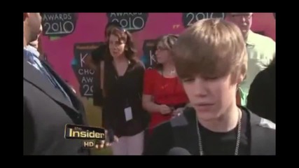 Justin Bieber at The 2010 Kids Choice Awards