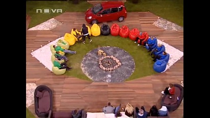 Big Brother 4 - Константин, Таня, Георги и Жени теглят жребия [23.10.2008]