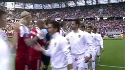 група В - Дания 2:3 Португалия (европейско - 13.06.2012)