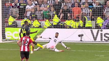 Newcastle United with a Goal vs. Sheffield United FC