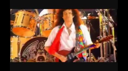 Queen and Axl Rose - We Will Rock You (live Wembley Stadium) 